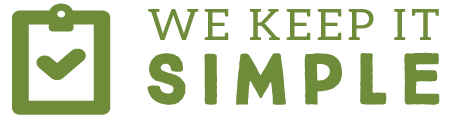 We keep it simple We keep it simple