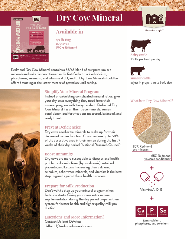 Dry Cow Mineral