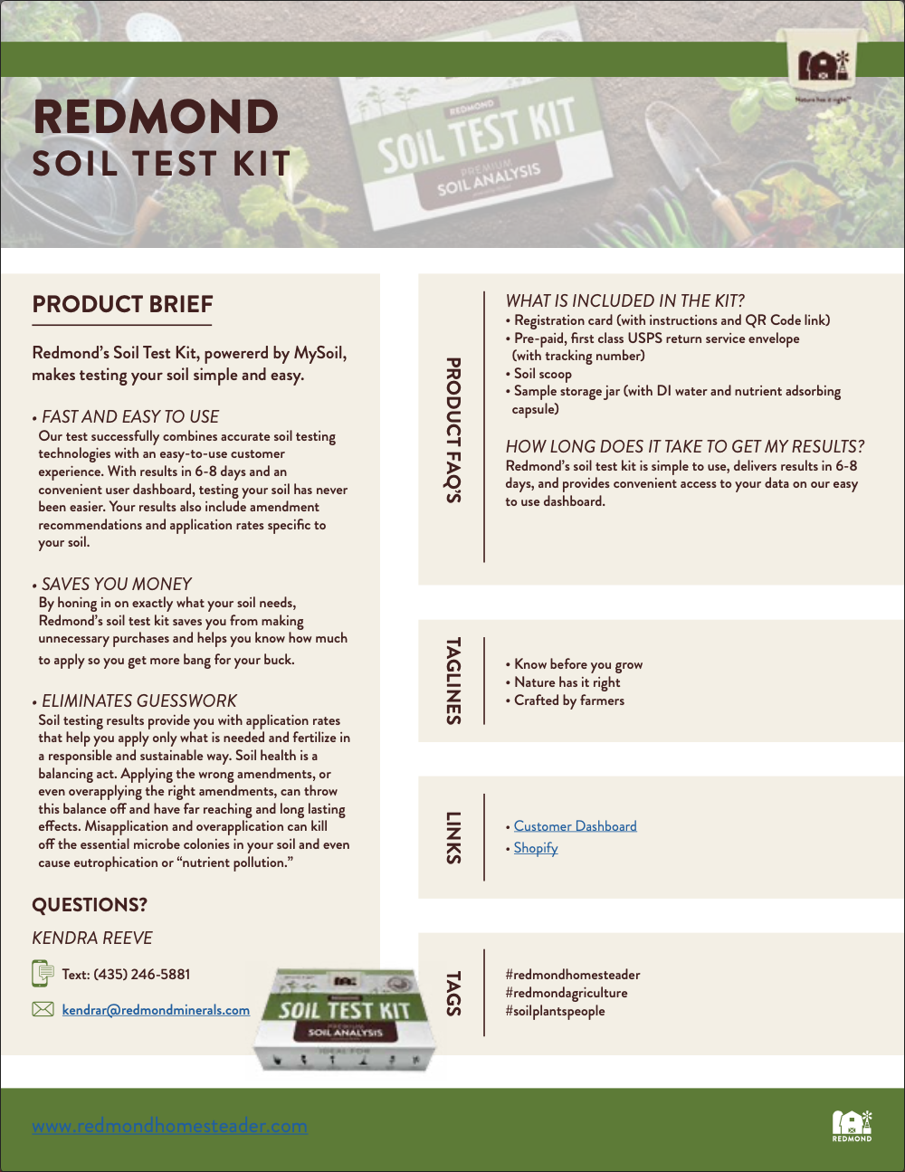 Soil Test Kit Influencer Post
