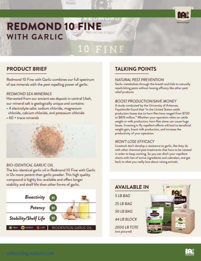 10 Fine with Garlic