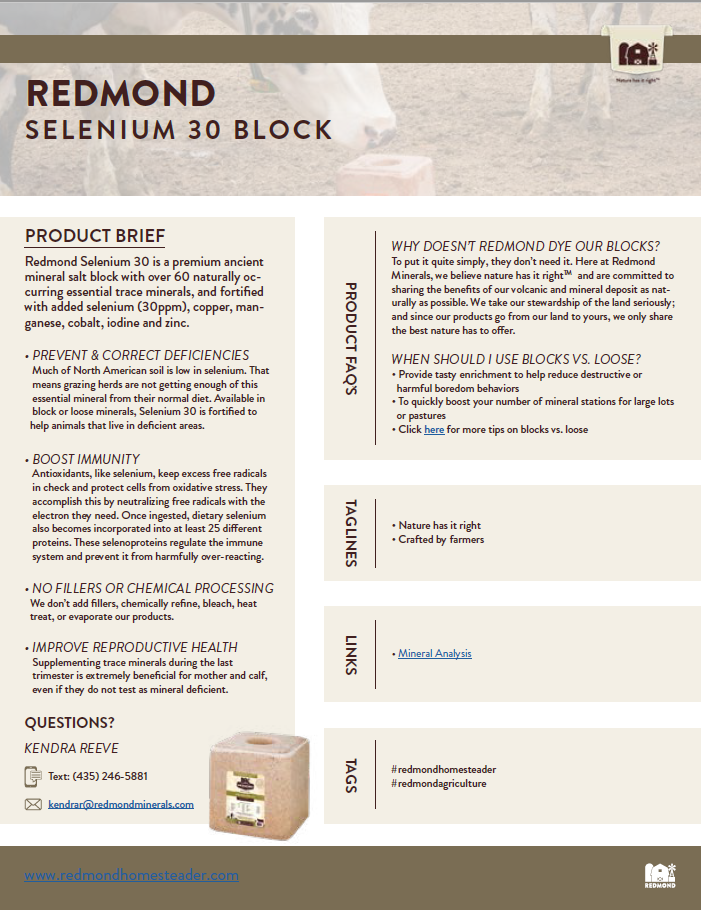 Selenium 30 Block
