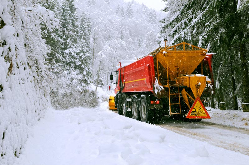 snow plow back end